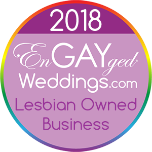 Lesbian Owned Business on the EnGAYged Weddings LGBT Wedding Directory