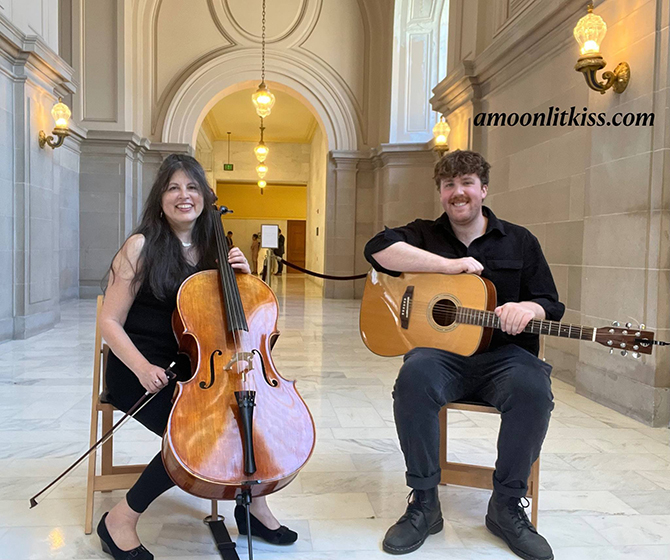 A Moonlit Kiss 
San Francisco, California LGBT Wedding Musician
