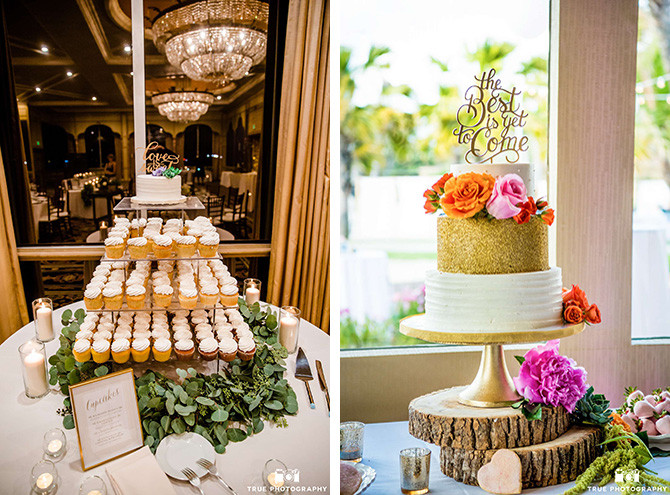 Bahia Resort Hotel - Elegant Table Centerpiece and uplighting