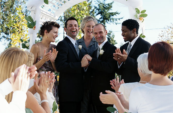 Hilton Sonoma Wine Country - Gay Wedding Ceremony