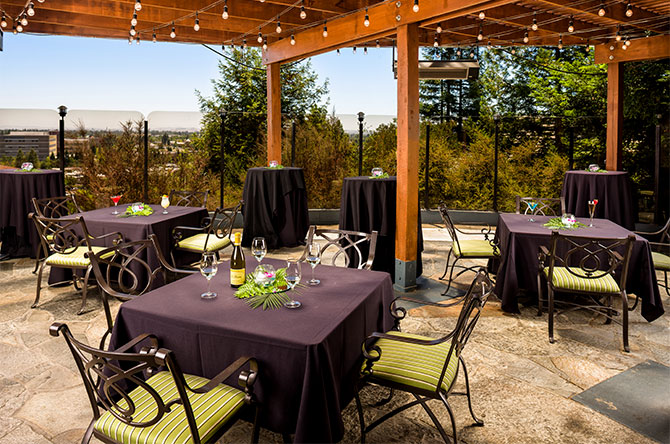 Hilton Sonoma Wine Country - Patio Wedding Reception Site