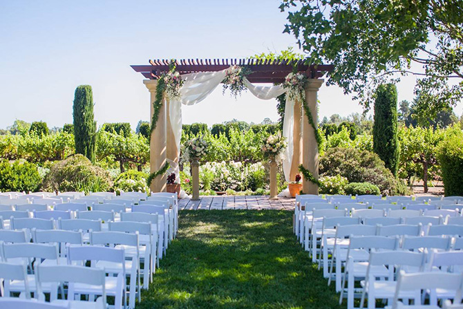 Wedding Ceremony location Sonoma Wine Country - Vintners Resort