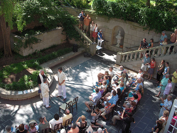 Dumbarton House - Gay wedding ceremony