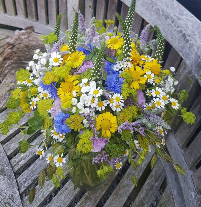 Wildflower Wedding Bouquet - Copenhagen, Denmark LGBT Weddings - Marry Abroad Simply