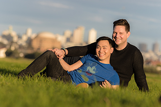 A. Harris Photography - gay couple park