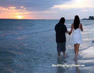 Barefoot to Elegant Weddings Gay Wedding Officiant in Miami Florida