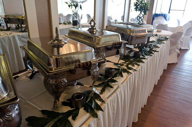 Royal Fiesta Caterers & Event Center - Wedding reception buffet table