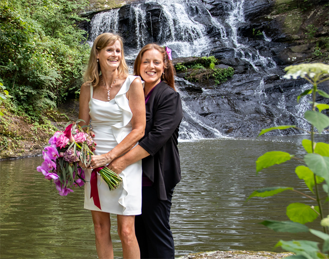 Hightower Falls 
Cedartown, Georgia LGBT Wedding Ceremony Site
