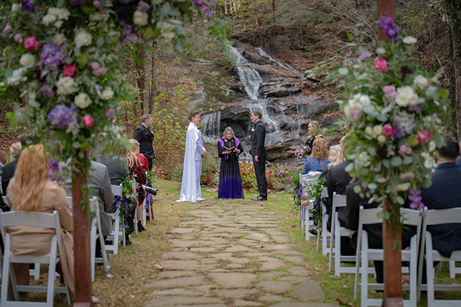 Hightower Falls 
Cedartown, Georgia LGBT Wedding Ceremony Site
