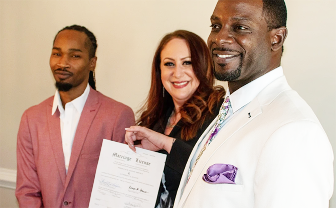 Taking You Through To The I Do 
Atlanta, Georgia LGBT Marriage Officiant & Wedding Planner

