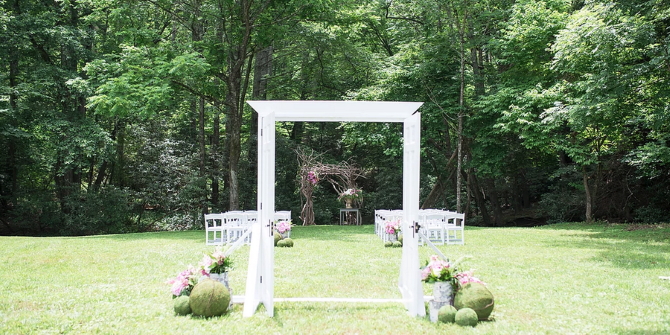 Wedding Ceremony - North Georgia Mountains - LGBT Wedding Venue - Willow Creek Farm