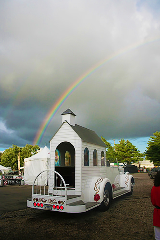 Best Wedding Chapel LGBT Shelbyville Illinois rainbow chapel