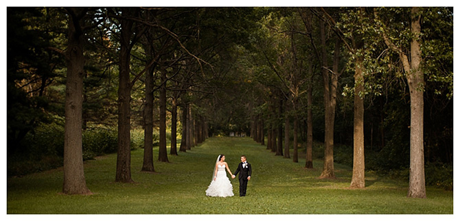 wedding day in the woods - DeAnda Photography - Chicago, Illinois