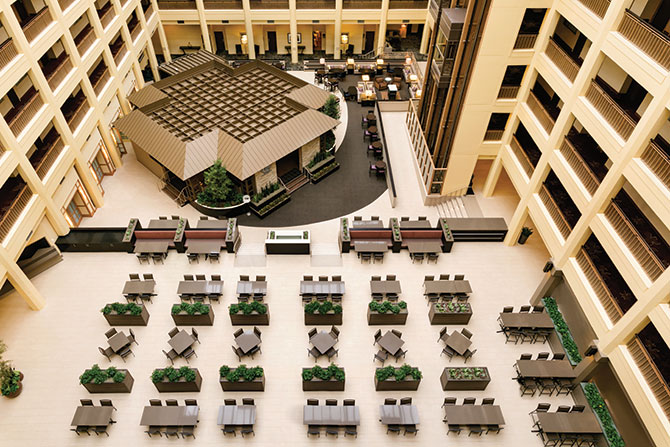 Embassy Suites Chicago - North Shore / Deerfield - Spacious atrium