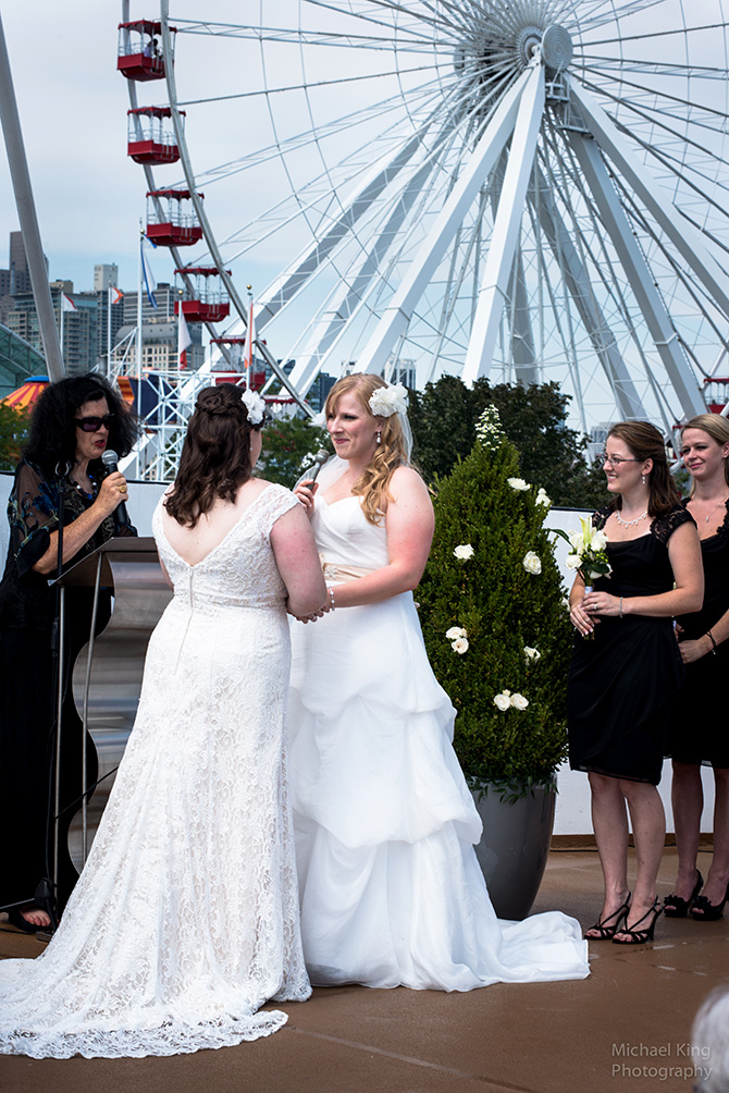 Entertainment Cruises - Lesbian wedding ceremony