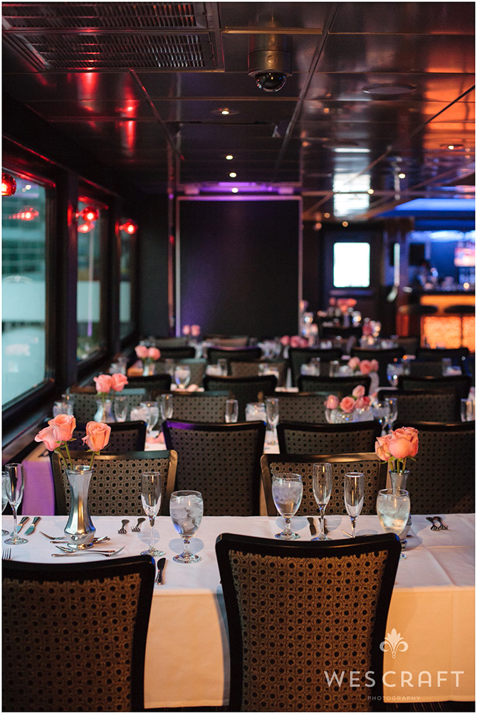 Entertainment Cruises - Chicago skyline wedding cruise reception venue