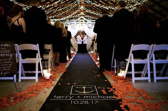 MDM Entertainment - Wedding couple dancing custom monogram GOBO