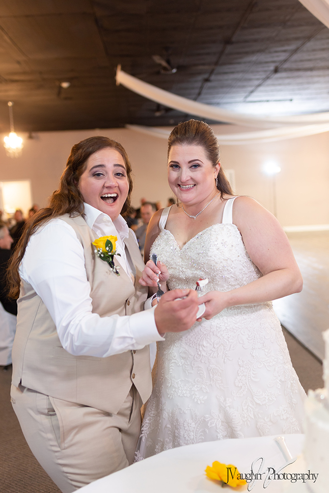 LGBT Couple just married at Parkway Banquets