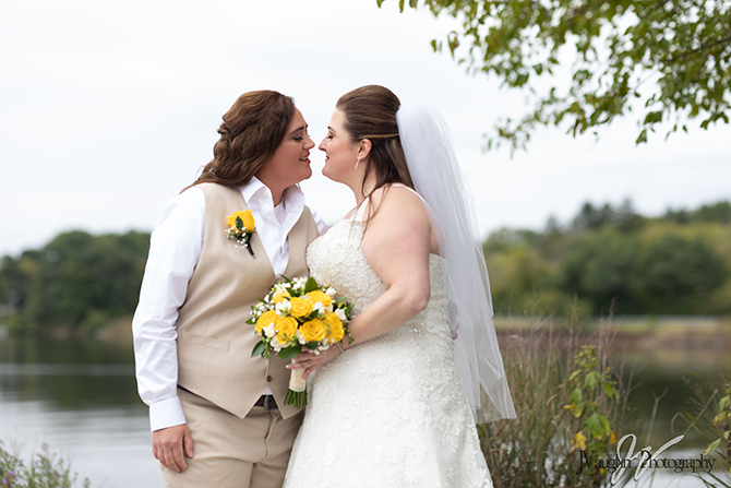 Lesbian Wedding at Parkway Banquets Chicago North Suburbs