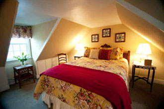 Hambleton Inn - the Michener Suite has an Eastlake antique queen size bed