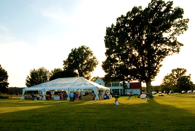 St. Michaels Harbor Inn - Tented reception venue