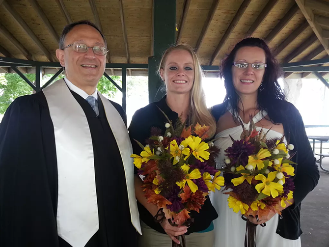 Justice John Maihos 
Boston, Massachusetts LGBT Wedding Officiant
