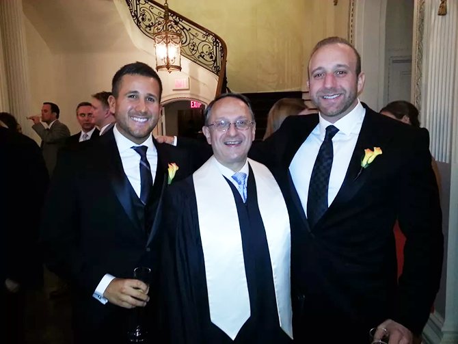 Justice John Maihos 
Boston, Massachusetts LGBT Wedding Officiant
