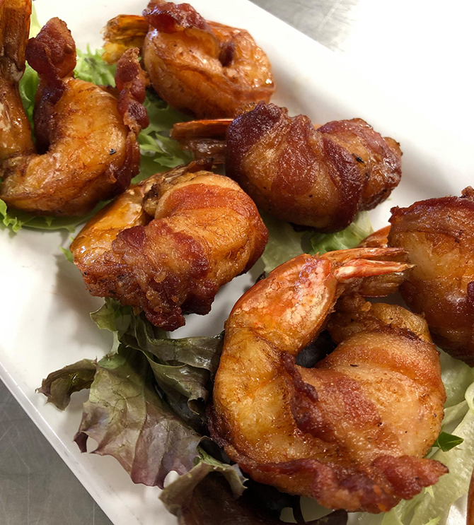 Bacon Wrapped Shrimp - Nahant, MA LGBT Wedding Reception Venue - The Oceanview of Nahant