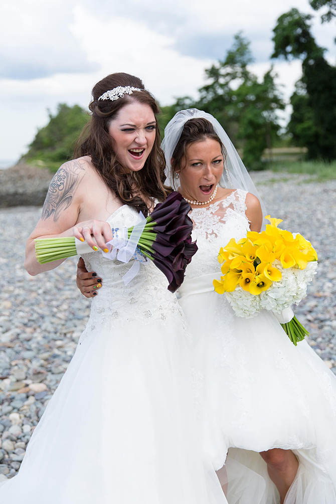 LGBT Brides on the Beach - Nahant, MA LGBT Wedding Reception Venue - The Oceanview of Nahant