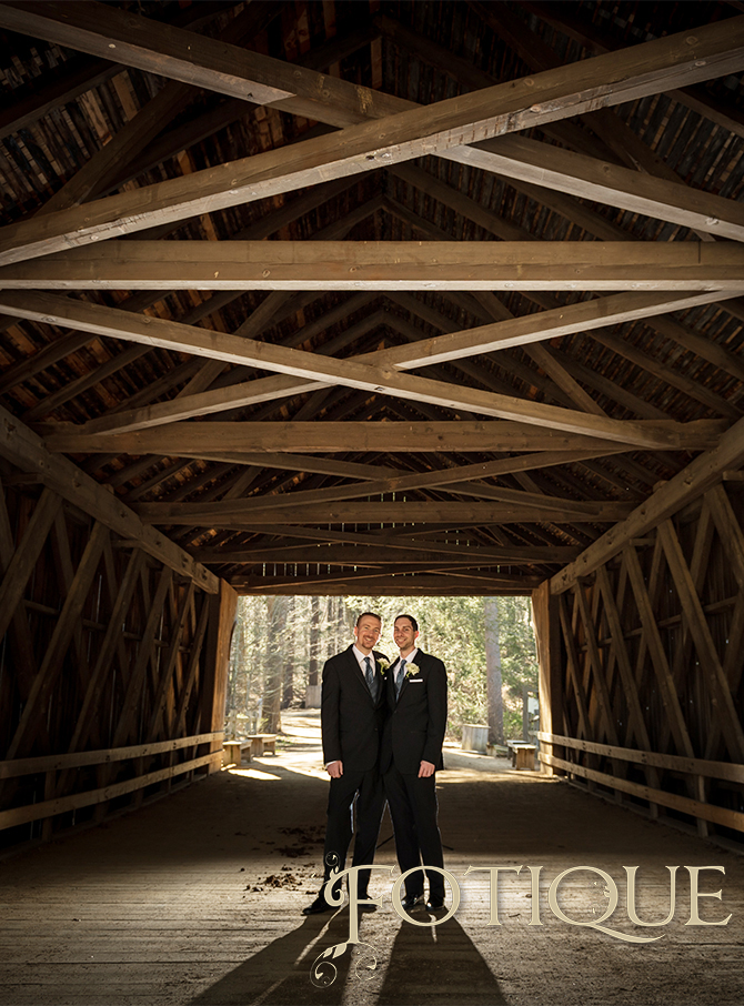 Old Sturbridge LGBT Wedding Covered Bridge