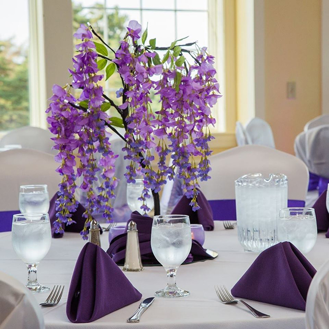 Wedding Centerpiece - Berkshires, Massachusetts- Only In My Dreams Events