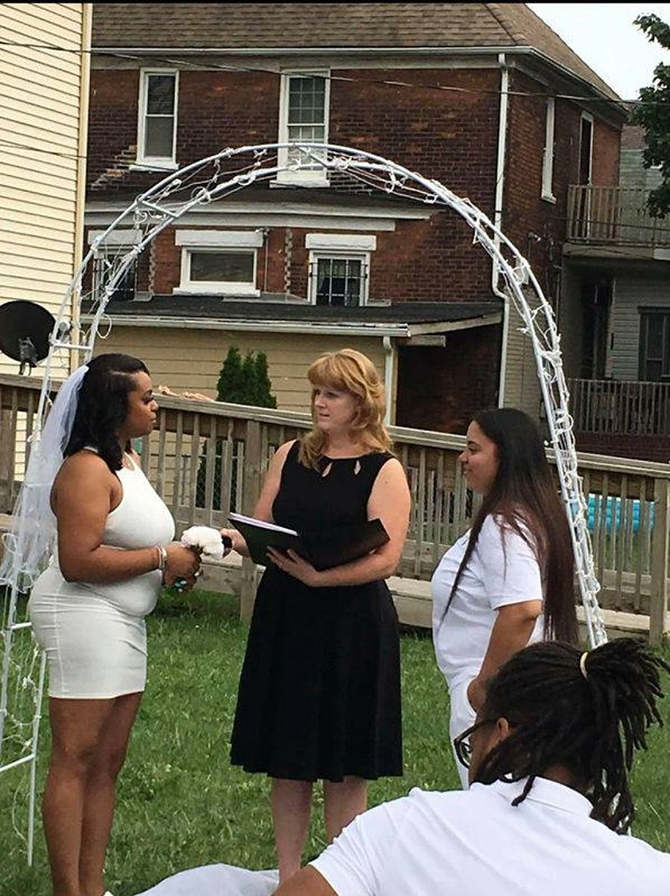 Ceremonies By Sabra 
Michigan LGBT Wedding Officiant
