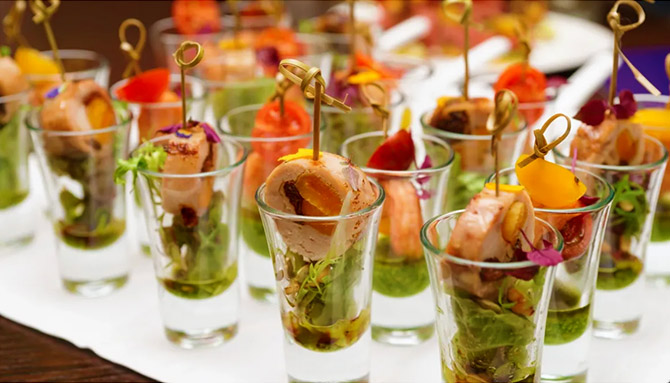 Appetizers - Summit Manor - Historic Wedding Venue - St. Paul Minnesota