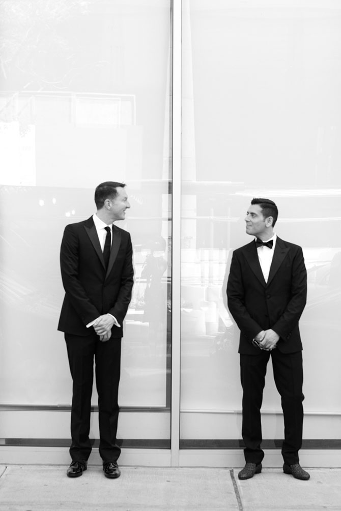 Christopher Lane Photography - Black and white shot of gay couple