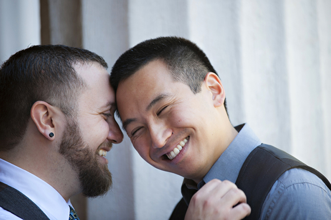 LGBT Couple in love - Studio A Images