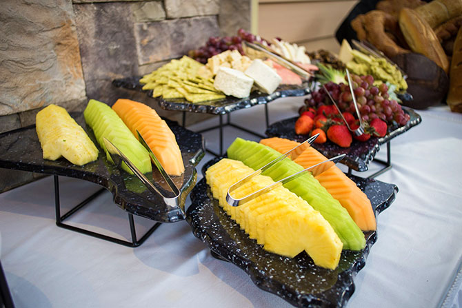 The Grand Summit Hotel - Fresh fruit and cheese bar