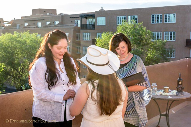 Story Catcher Pat LGBT Wedding Officiant in Santa Fe New Mexico