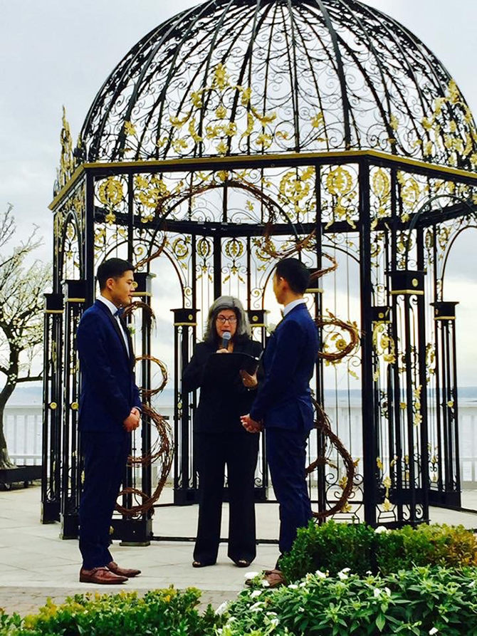 NY Same-Sex Wedding Ceremony - Alice Soloway Weddings - Brooklyn, New York City