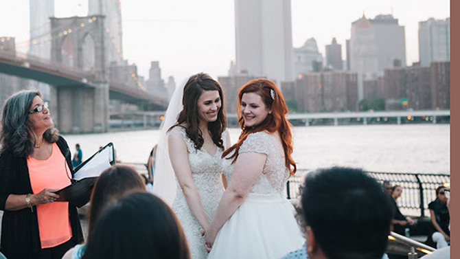 NY Lesbian Wedding - Alice Soloway Weddings - Brooklyn, New York City