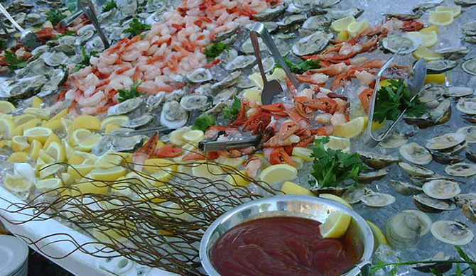 Shrimp and Raw Bar - Atlantis Banquets and Events - Long Island, New York LGBT Wedding Receptions