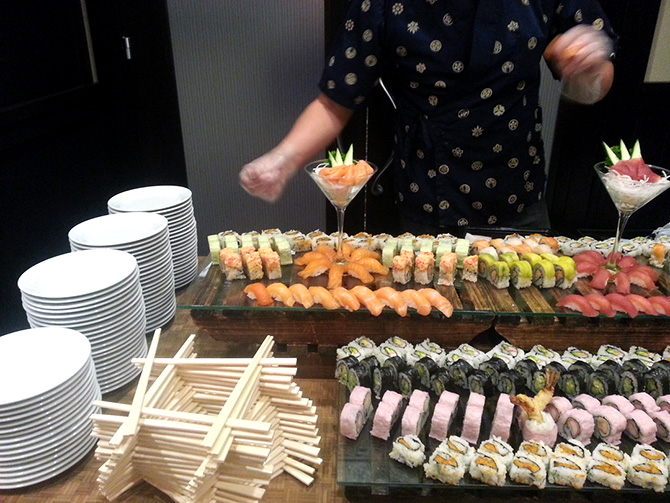 Sushi Buffet - Atlantis Banquets and Events - Long Island, New York LGBT Wedding Receptions