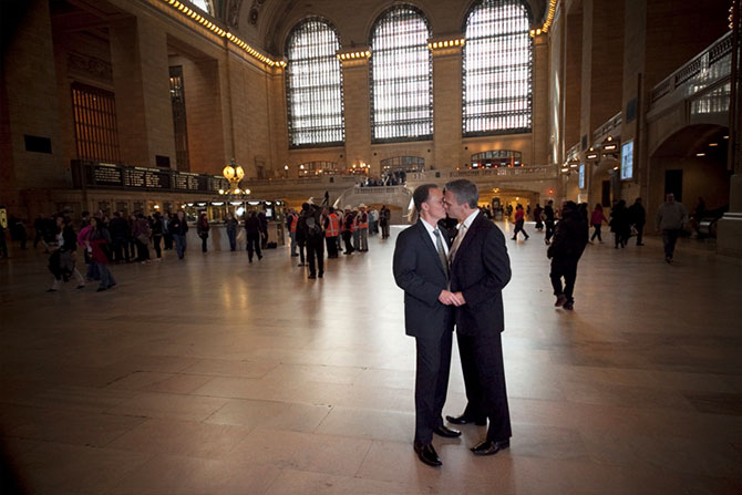 Matthew Knip Photography - LGBT wedding photography on location Grand Central Station