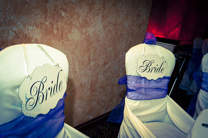 Bride and Bride Wedding Seating Sweetheart Table - Officiant Long Island