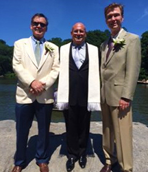 Rev. Louis Olivieri - New York City Marriage officiant with LGBT Grooms