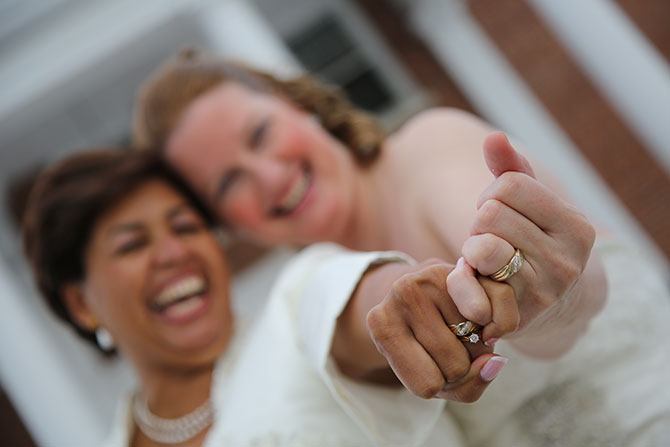 Rick Helman Photography + Video - Lesbian wedding rings