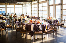 Sunset Terrace at Chelsea Piers - outdoor wedding reception