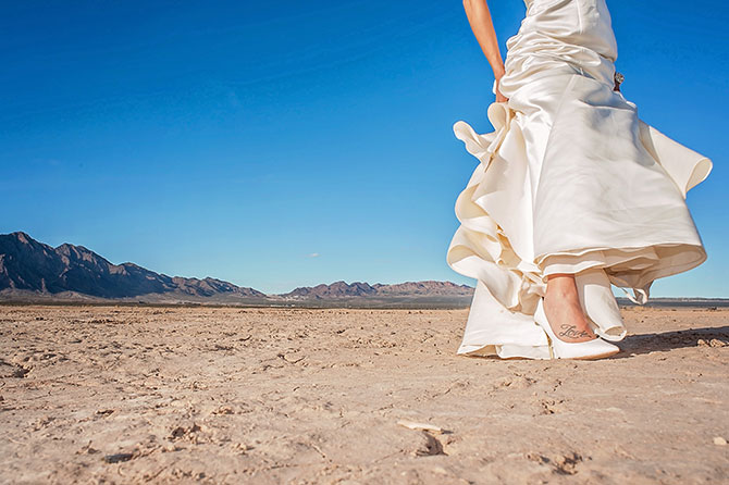 Bethany Phalen Photography - Surreal photograph of brides feet