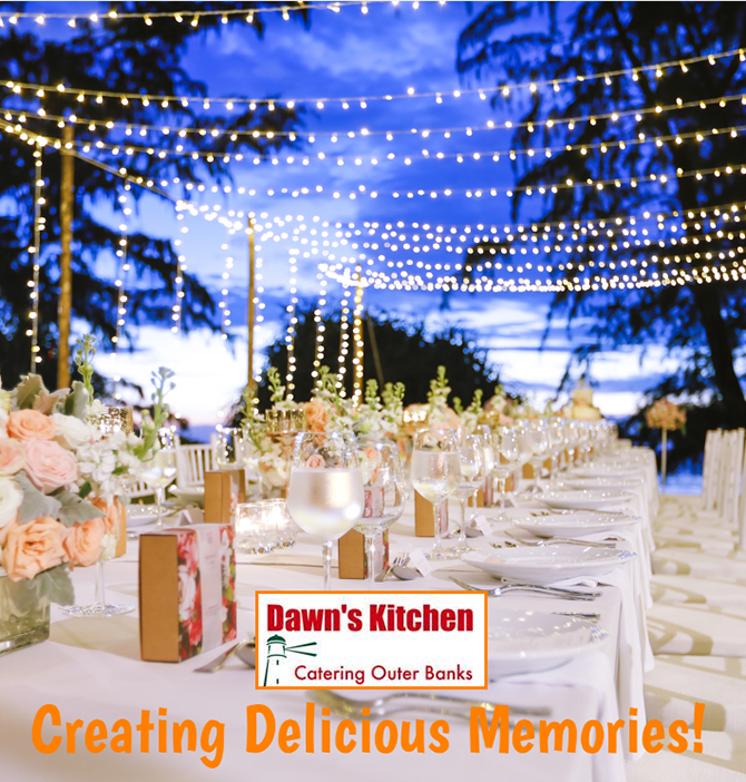 Full service wedding caterer Kill Devil Hills, NC - Dawn's Kitchen Catering