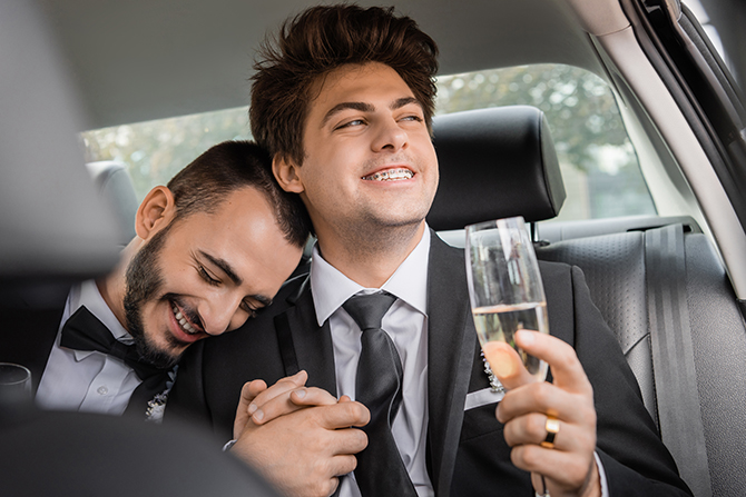 Driven Global Chauffeured 
Raleigh, North Carolina LGBT Wedding Limousine Service




