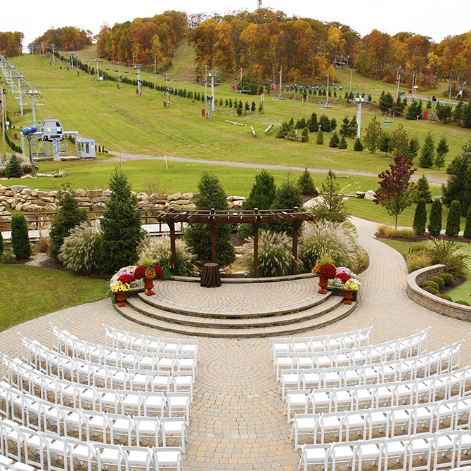 Mountain Wedding Ceremony Venue Bear Creek Mountain Resort